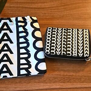 Marc Jacobs Black and White Wallet